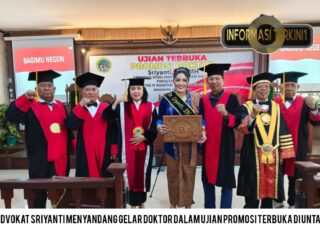 Perkuat Kapasitas Keilmuan, Advokat Dr. Sriyanti Sukses Raih Gelar Doktor di UNTAG Semarang