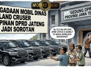Rakyat Diminta Irit, Pimpinan DPRD Jateng Malah 'Borong' 5 Land Cruiser Rp11,5 Miliar