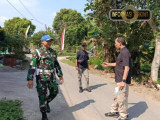 Pastikan Penutupan TMMD Berjalan Aman dan Humanis, Danunit Intel Kodim Sragen Cek Langsung Rute dan Titik Parkir