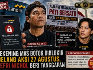 Rekening Mas Botok Diblokir Bank Mandiri Jelang Aksi AMPB, Jefri Nichol Ikut Soroti