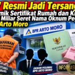 AW Resmi Jadi Tersangka, Polemik Sertifikat Rumah dan Kredit Rp1,1 Miliar Seret Nama Oknum Pegawai BPR Arto Moro